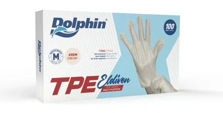 Dolphin Krem TPE Eldiven kutu görseli